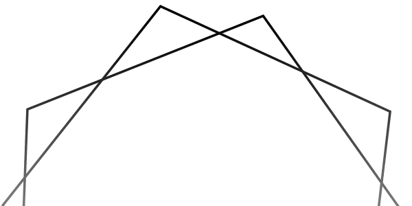 Horizontal website design decoration