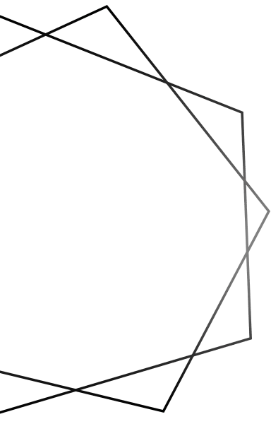 Left side website design decoration