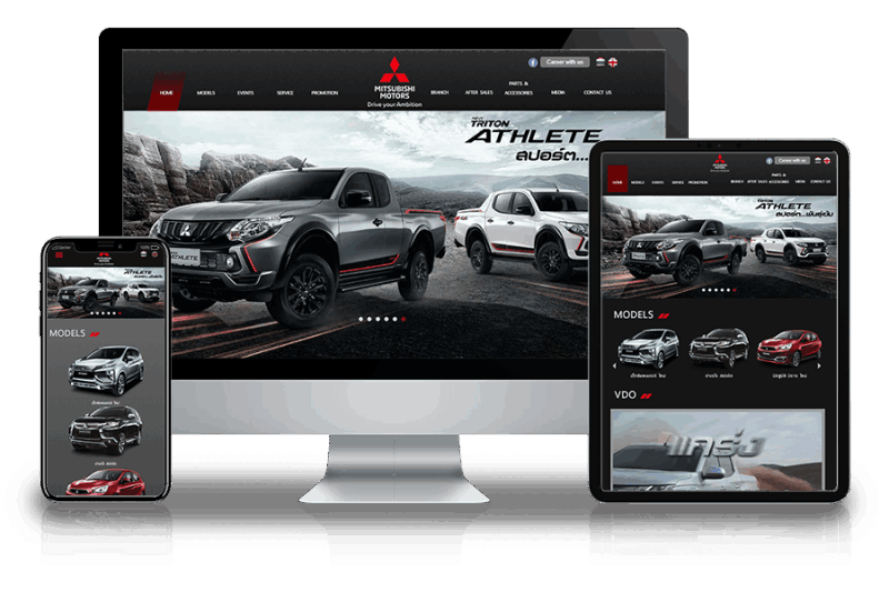 Website portfolio for Mitau Chiangmai