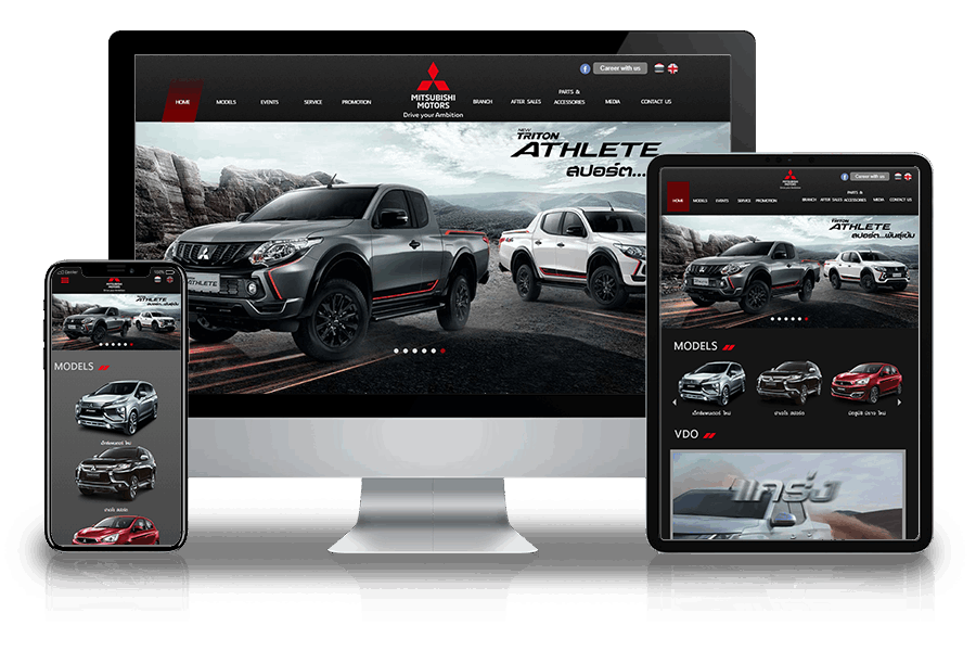 Website portfolio for Mitau Chiangmai