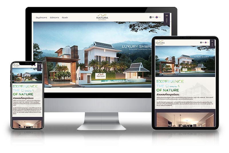 Website portfolio for Natura Green Residence