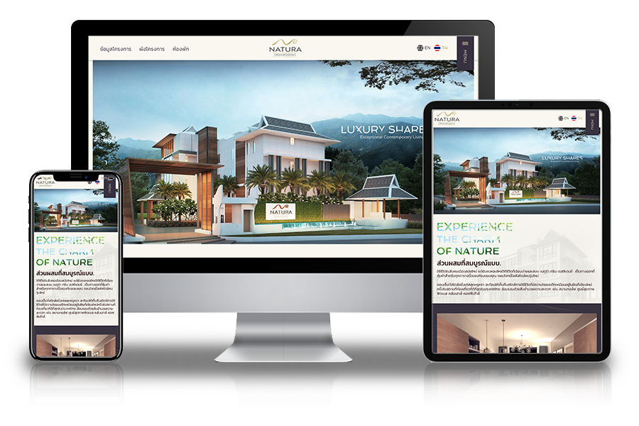 Website portfolio for Natura Green Residence